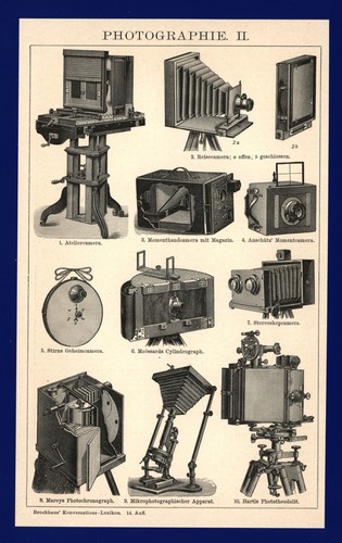 Druck anno 1896 - -, photographie