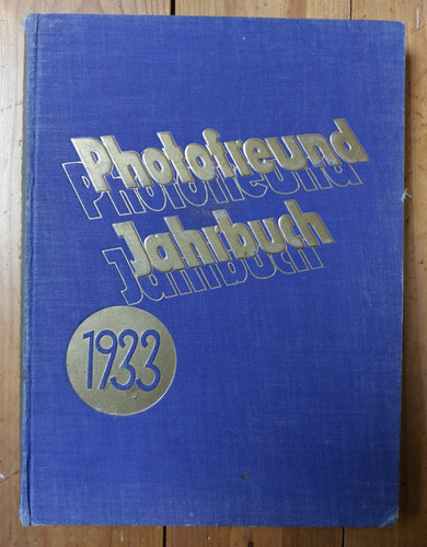Photofreund jahrbuch 1933 - jahrbuch,