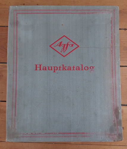 Agfa hauptkatalog 1938 - hauptkatalog,