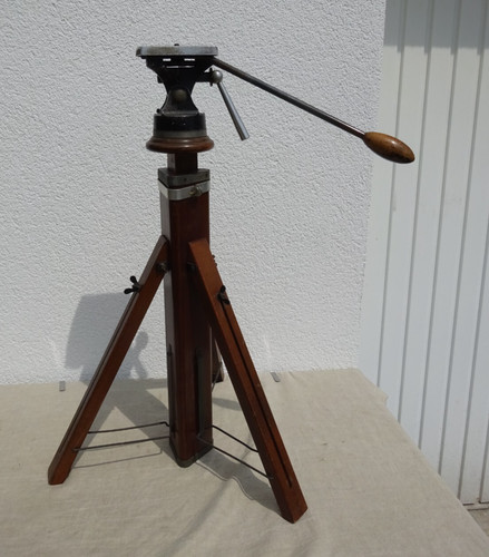 Altes kamera stativ - altes, holz