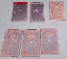 5 X ALTE FOTOPLATTEN Certo 