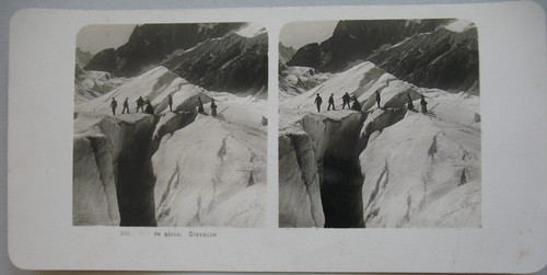 Altes stereofoto cervasse mer - cervasse,