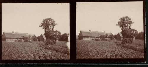 Stereo fotografie bauernhaus - stereo-fotografie,