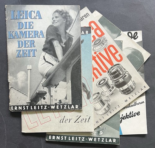 Leica werbeprospekte - x,