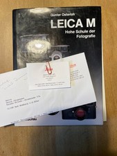 Leica M & Brief der Autors