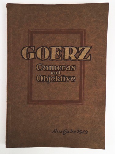 Goerz katalog cameras und - katalog,