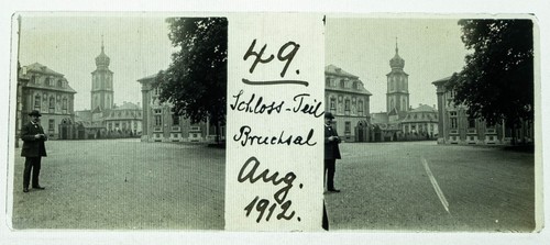 Stereo foto schloss bruchsal - stereo,