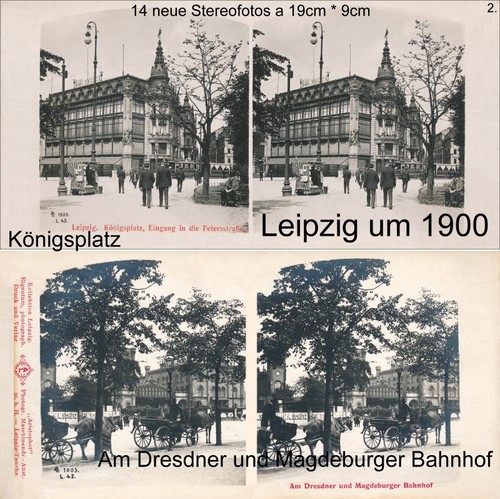 Stereofotos von leipzig in - 14,
