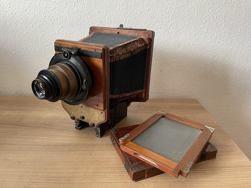 Plattenkamera holz großformat - plattenkamera,