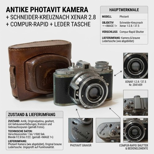 Antike photavit kamera - antike,